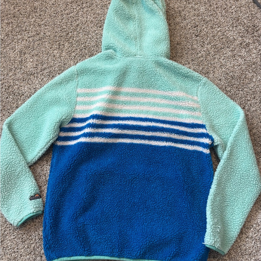Chubbies Mint and Gray Sherpa Hoodie SEE PICTURES - Picture 7 of 9
